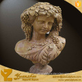 indoor Lady Marble life-size Bust Statues Carving sculpture